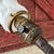 Metal 1930s Aladdin Gooseneck Desk Lamp With Embossed Milk Glass Shade For Sale - Image 7 of 17