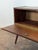 1960s Walnut Entry Console Table With Drop-Down Storage Compartment Vintage Mid-Century Modern 1960s For Sale - Image 5 of 13