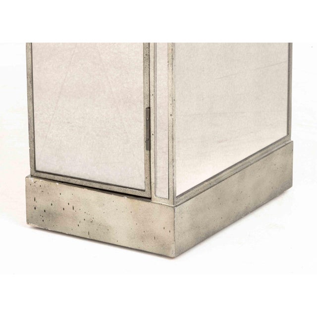 Hollywood Regency Style Mirrored Vanity Table For Sale - Image 9 of 13