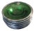 Silver Embossed Green Depression Glass 10 Serving Plate or Shallow Bowls For Sale