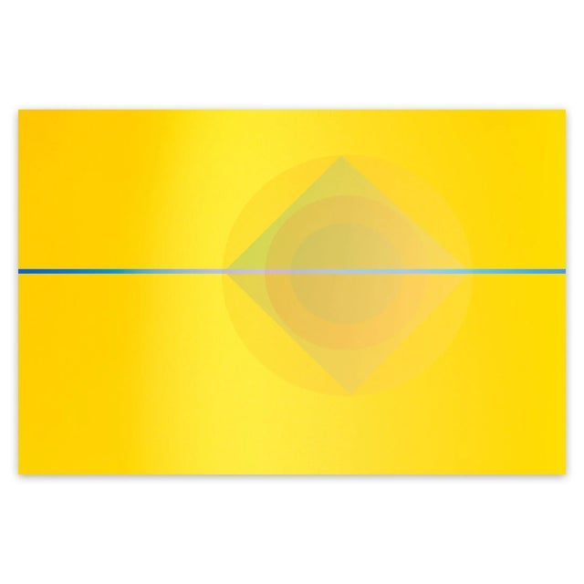 Contemporary Abstract Photographic C-Print on Canson Platine Fibre Rag "Comosis Collage 4a52.1.4 – Composition №7e2 Yellow" by Anne Senstad For Sale - Image 4 of 4