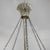 Art Deco Italian Glass and Brass Chandelier, 1930s For Sale - Image 9 of 11