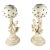 Vintage Mid-Century Modern Hollywood Regency Ceramic Cherub Sunburst Globe Lamps - A Pair For Sale