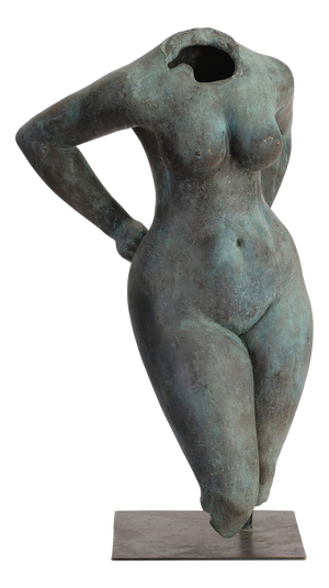 Karl-Heinz Krause, Large Torso Sculpture, 1968, Bronze