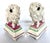 Late 19th Century Antique Victorian Staffordshire Spaghetti Poodles on Pillow Bases - A Pair For Sale - Image 5 of 16