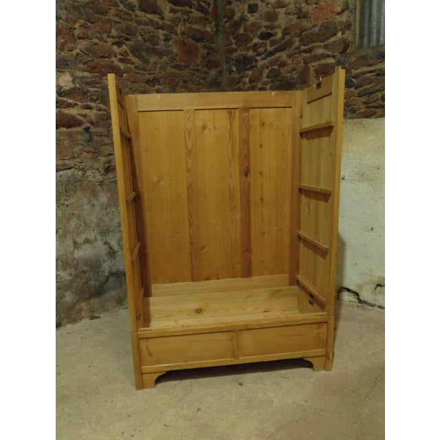 Antique Pine Knockdown Wardrobe, 1890s For Sale - Image 6 of 18