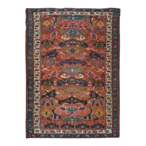 Antique Kuba Bijov Rug 3'10'' X 5'3''