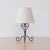 French 1940s French Painted Iron Scroll Lamp For Sale - Image 3 of 9