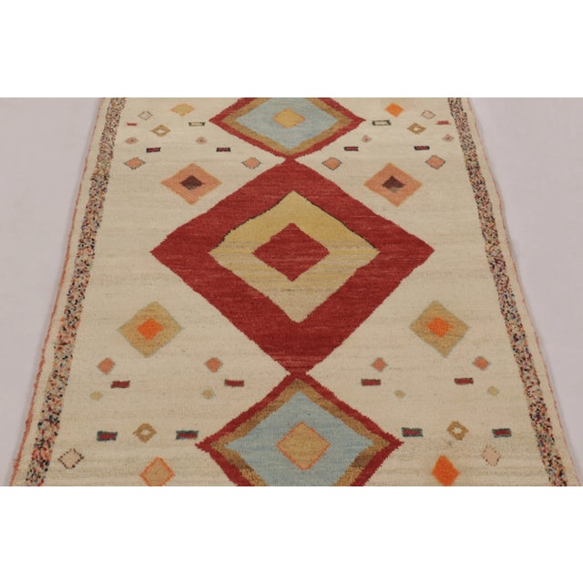 Tribal Vintage Gabbeh Tribal Rug With Medallion by Rug & Kilim, Afghanistan, 1950-1959 For Sale - Image 3 of 10