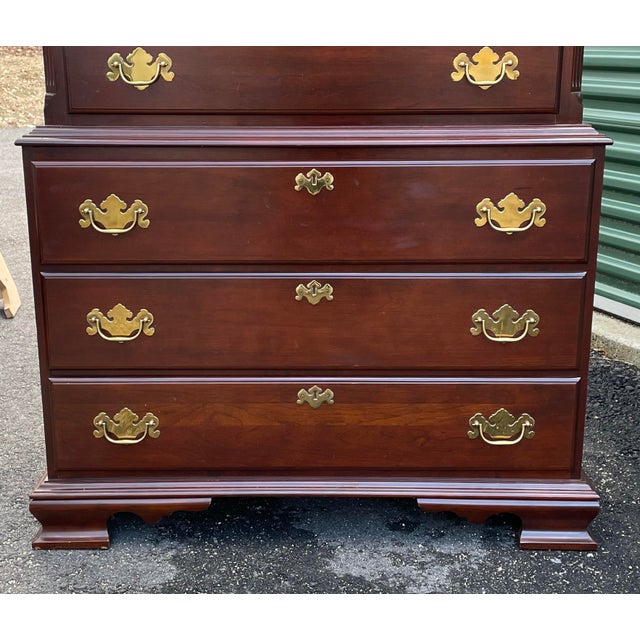 Colonial Furniture Solid Cherry Tall Dresser Chairish