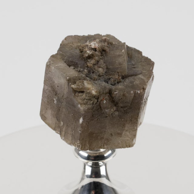 Christian Dior Paris Silver Plate Box with Quartz Stone, circa 1970 For Sale - Image 12 of 13
