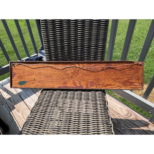 Early 20th Century Antiques - 33.5" 20th Century Trade Sign in Cooper and White For Sale - Image 5 of 5