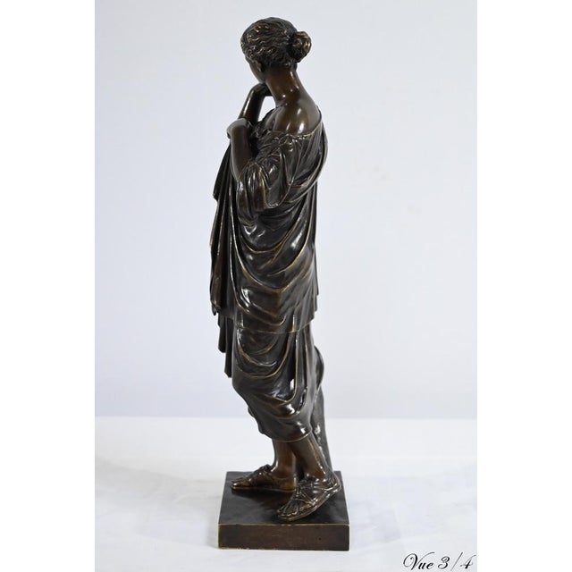 After Praxitèle, Diane de Gabies, 1800s, Bronze For Sale - Image 15 of 18
