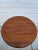 Brown Round Mahogany Side Table With Drawer For Sale - Image 8 of 11