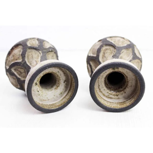 Ceramic Scandinavian Vases from Lovemose, 1960s, Set of 2 For Sale - Image 7 of 11