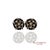 Black Mid 20th Century 14k (585) Yellow Gold - Golden Onyx Stone and Pearl Earring, 5.1 Gram, Pair For Sale - Image 8 of 10