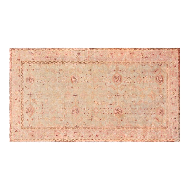 1920s Turkish Oushak Rug For Sale