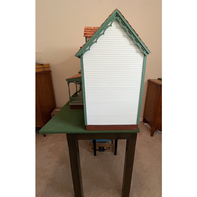 Vintage Handcrafted Artisan Dollhouse For Sale - Image 13 of 18