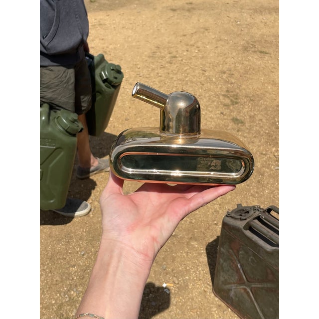 Pop Art French Limoges Pop Art Porcelain "Tank You" Bud Vase For Sale - Image 3 of 11