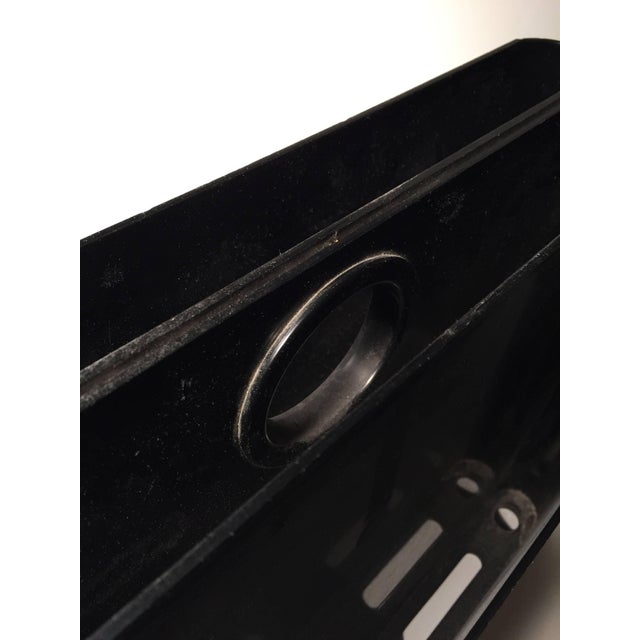 Kartell Vintage Black Giotto Stoppino Kartell Magazine Rack For Sale - Image 4 of 6