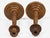 Brown Pair Tall Bobbin Turned Walnut Candlesticks For Sale - Image 8 of 9