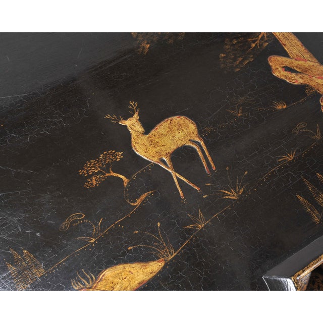 Rose Tarlow Scalloped Coffee Table Chinoiserie Lacquered For Sale - Image 15 of 18