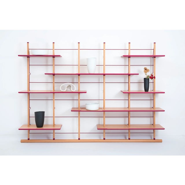 Not Yet Made - Made To Order Memo Bookcase in Laminated Wood by Vittorio Passaro for Passaro Edizioni For Sale - Image 5 of 8