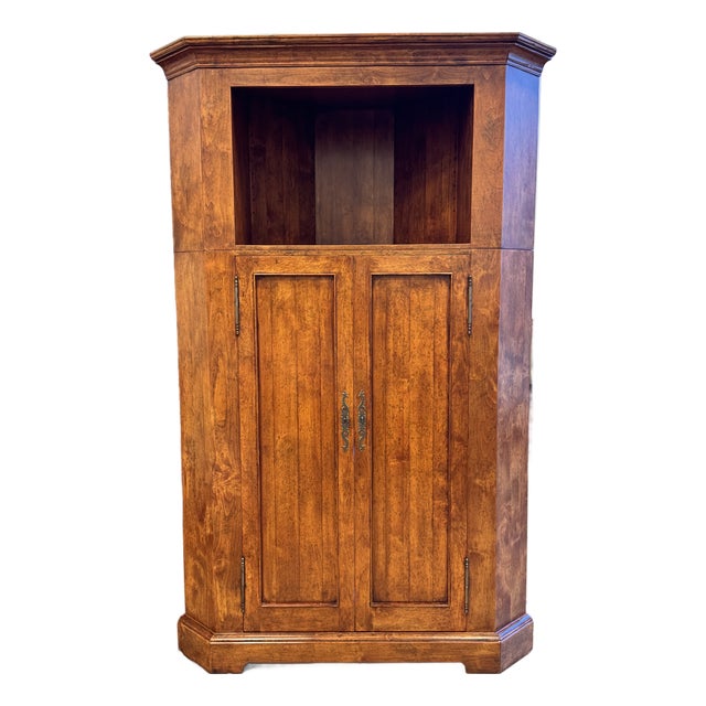 Bausman & Company Corner Media Armoire For Sale
