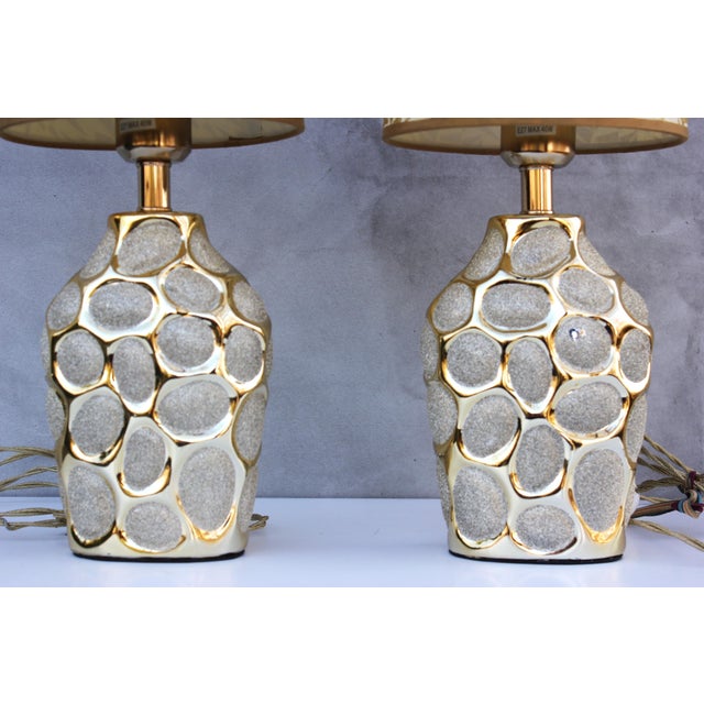 Hollywood Regency Italian Table Lampos, Set of 2 For Sale - Image 6 of 10