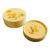 Yellow Lacquerware Floral Coaster Set For Sale