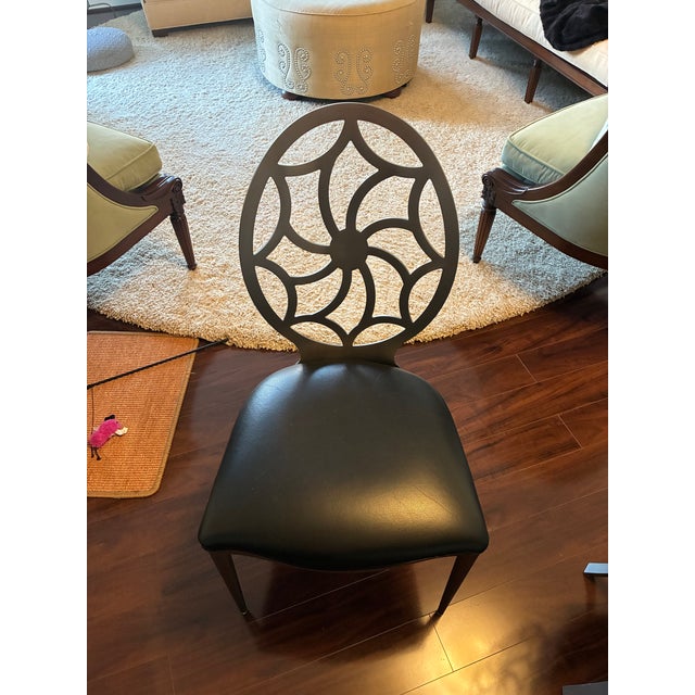 Silver Dia Design Institute of America Dining Table and 4 Chairs For Sale - Image 8 of 12