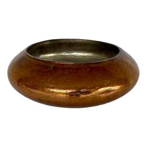Jonathan Richard Textured Copper Glass Bowl