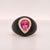2.72ct Pear Tourmaline, Diamond and Onyx in 14ct Yellow Gold - Fei Liu, Size 7.5 For Sale - Image 10 of 11