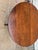 Antique Half Moon Tiger Oak Demi Lune Single Drawer Console Table For Sale - Image 12 of 15