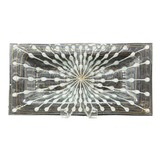 Higgins Art Glass - Double Bowl Dish For Sale