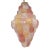 Contemporary Sanded Pink and Amber “Petals” Murano Glass Chandelier by Simoeng For Sale