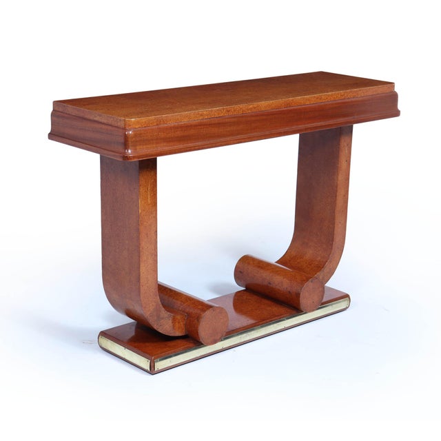 Art Deco French Amboyna Console Table, 1925 For Sale - Image 3 of 18