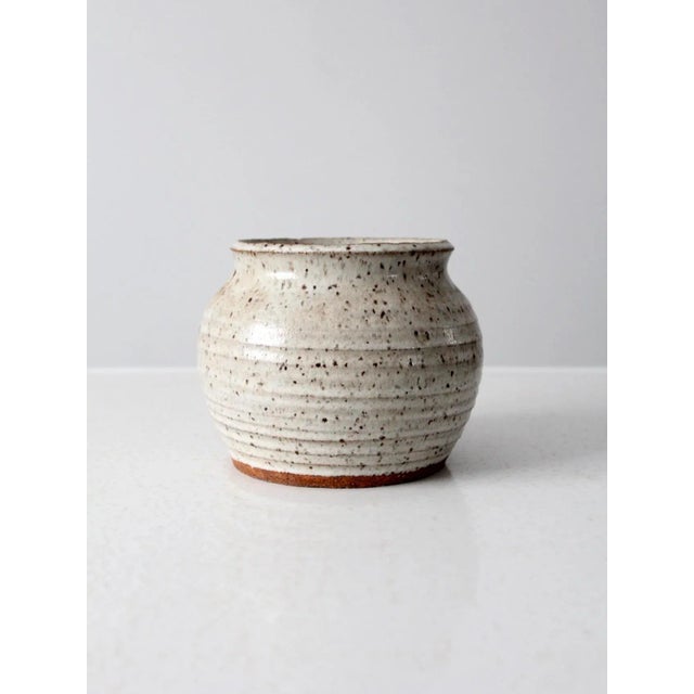 Contemporary Vintage Studio Pottery Cachepot For Sale - Image 3 of 10