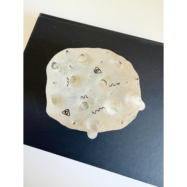 Hank Murta Adams Style Cast Glass Sculpture For Sale - Image 4 of 11