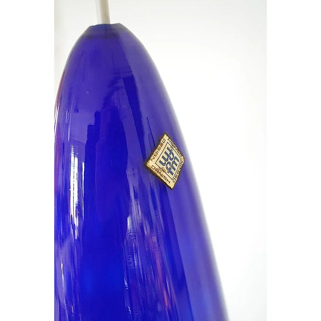 Optica Glass Pendant Lamps by Jo Hammerborg for Fog & Mørup, 1960s, Set of 2 For Sale - Image 7 of 8