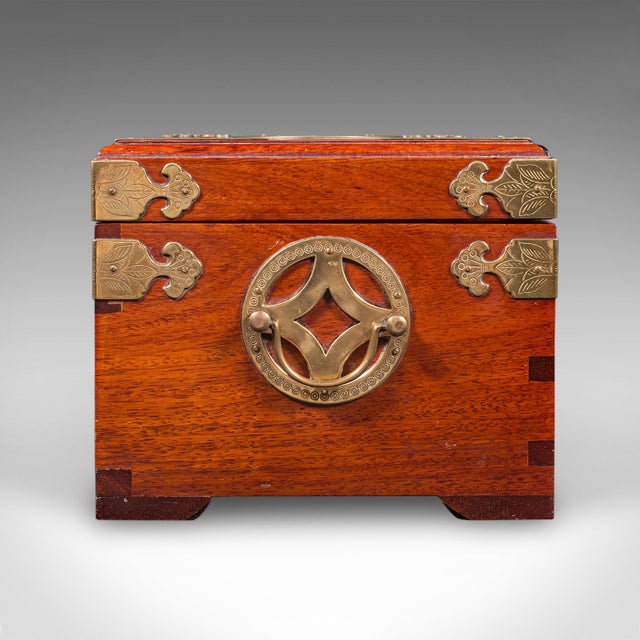 Vintage Jewellery Box, Oriental, Dressing Table Keepsake Case, Circa 1970 For Sale - Image 6 of 11