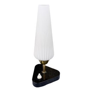 Bedside Lamp With a Marble Base, Germany, 1960s. For Sale