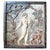 1940s Large Pair Knud Kyhn for Royal Copenhagen Stoneware Tile Wall Panels, Adam and Eve For Sale - Image 5 of 10