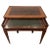 Italian Walnut and Olive Wood Veneer Sliding Top Writing Table For Sale - Image 3 of 9