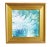 Contemporary Original Contemporary Modern Abstract Marbleized Art Painting W/ Antiqued Gold Wood Frame For Sale - Image 3 of 5