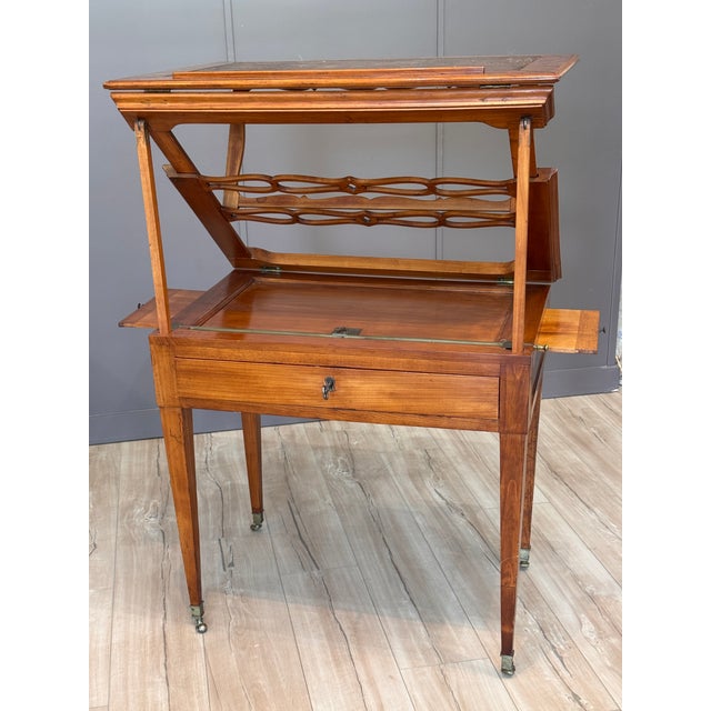 Louis XVI French Fruitwood Architect’s Table For Sale - Image 14 of 17