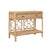 2020s Matthew Izzo Home - Gideon Natural Rattan Two Drawer Console Table For Sale - Image 5 of 10