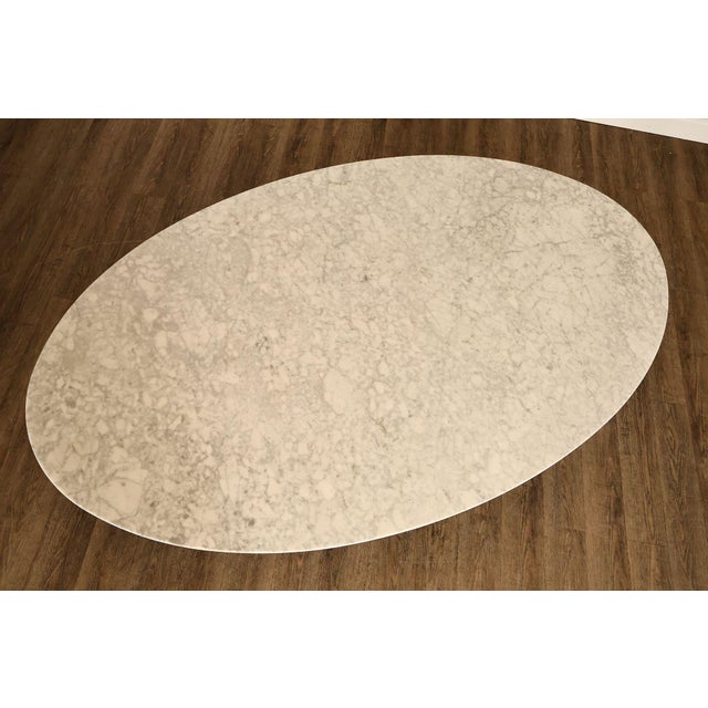 2020s Knoll Saarinen Oval Marble Dining Table For Sale - Image 5 of 18