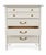 Mid 20th Century Vintage Thomasville Faux Bamboo Highboy Dresser With Chinoiserie Fretwork & Brass Hardware For Sale - Image 5 of 8