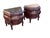 Title: Pair of Louis XV Style Bombe Nightstands Handsome pair of Louis XV–style bombe nightstands featuring dramatically...
